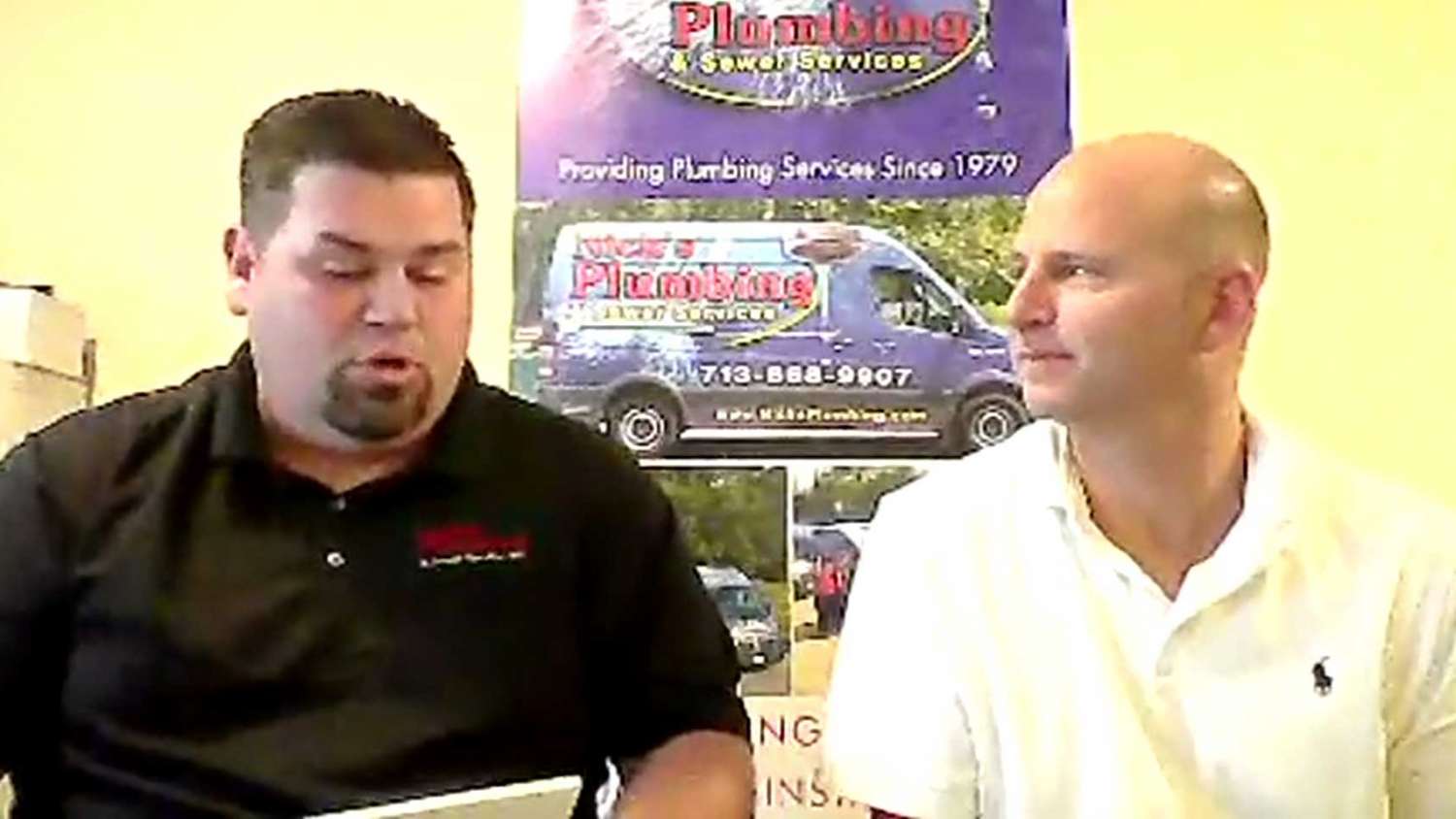 Two of Nick's Plumbing Experts in Houston Talking