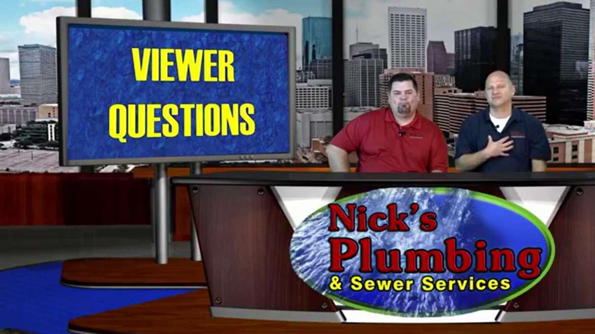 Plumbing Experts Sitting at a News Desk in Houston Answer Common Questions