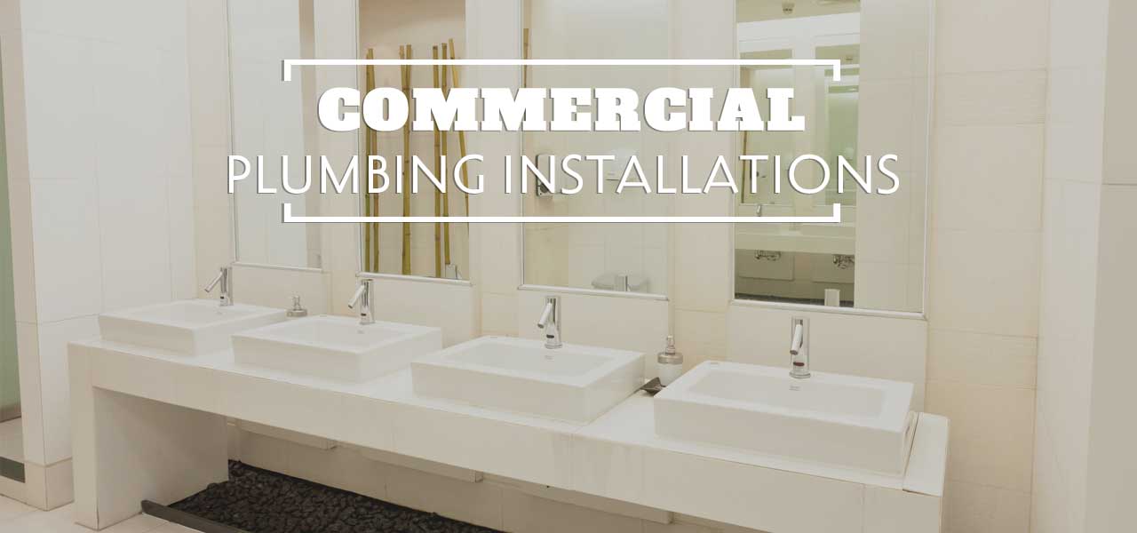 Commercial Plumbing Installation of Toilet Sinks and Faucets in Houston