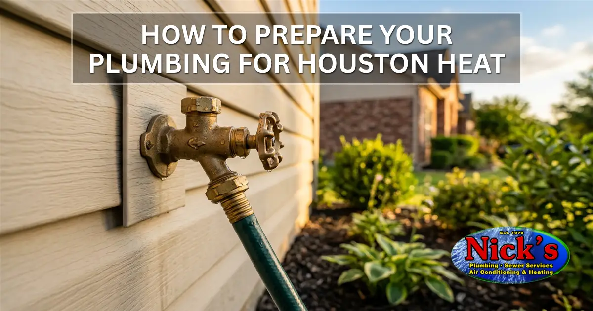 How to Prepare Your Plumbing for Houston Heat