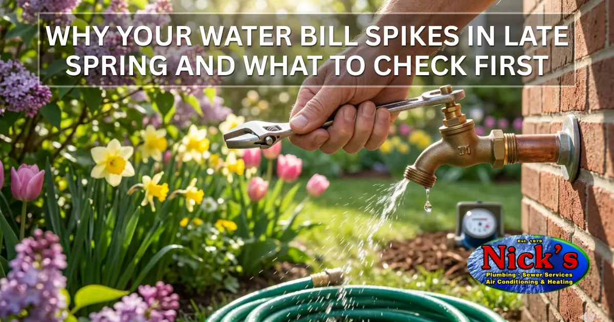 Why Your Water Bill Spikes in Late Spring And What to Check First
