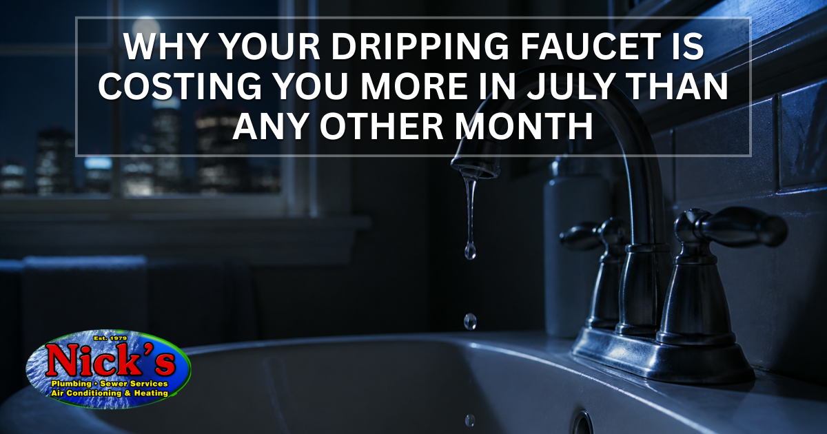Why Your Dripping Faucet Is Costing You More in July Than Any Other Month