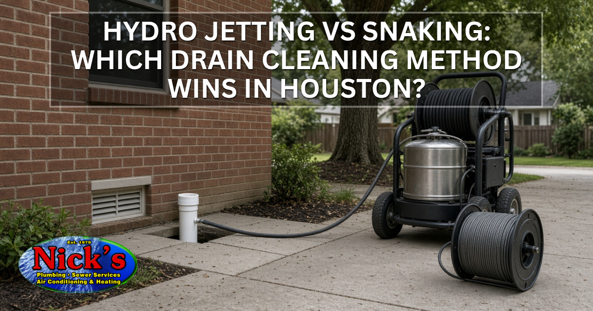 Hydro Jetting vs Snaking: Which Drain Cleaning Method Wins in Houston?