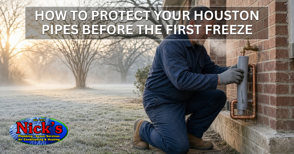 How to Protect Your Houston Pipes Before the First Freeze
