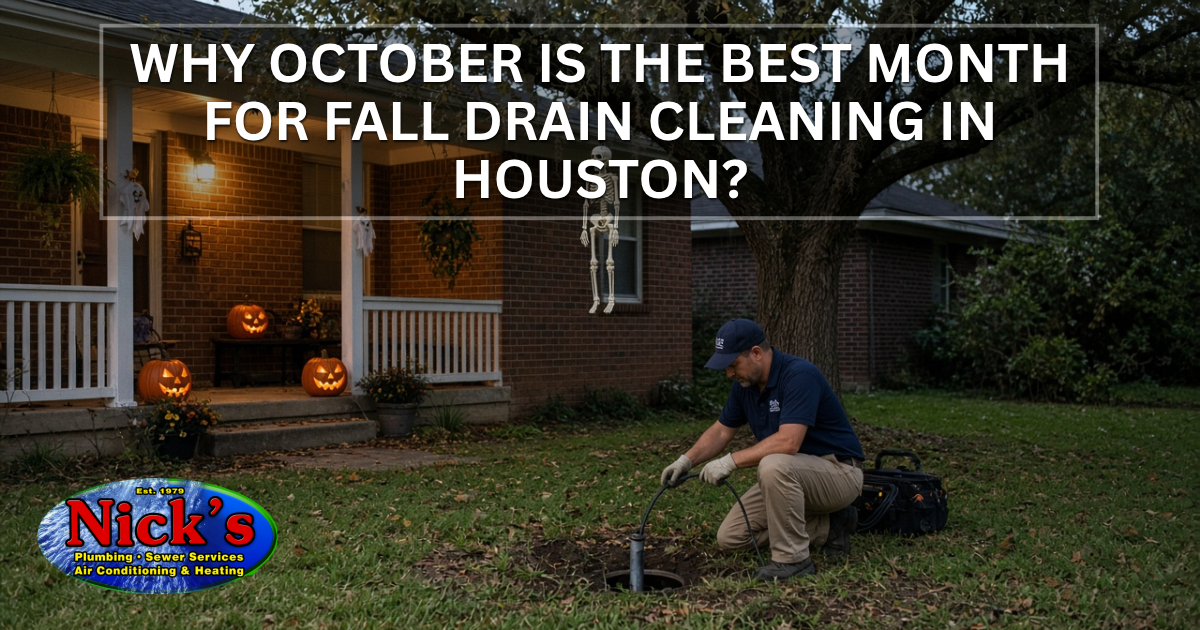 Why October Is the Best Month for Fall Drain Cleaning in Houston?