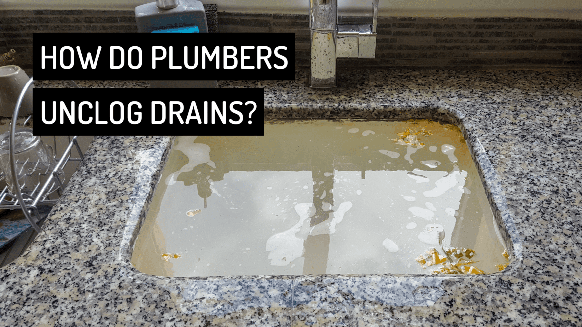 Clogged Kitchen Sink in a Home