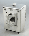 Brand New Traditional Washing Machine After Its First Wash Cycle
