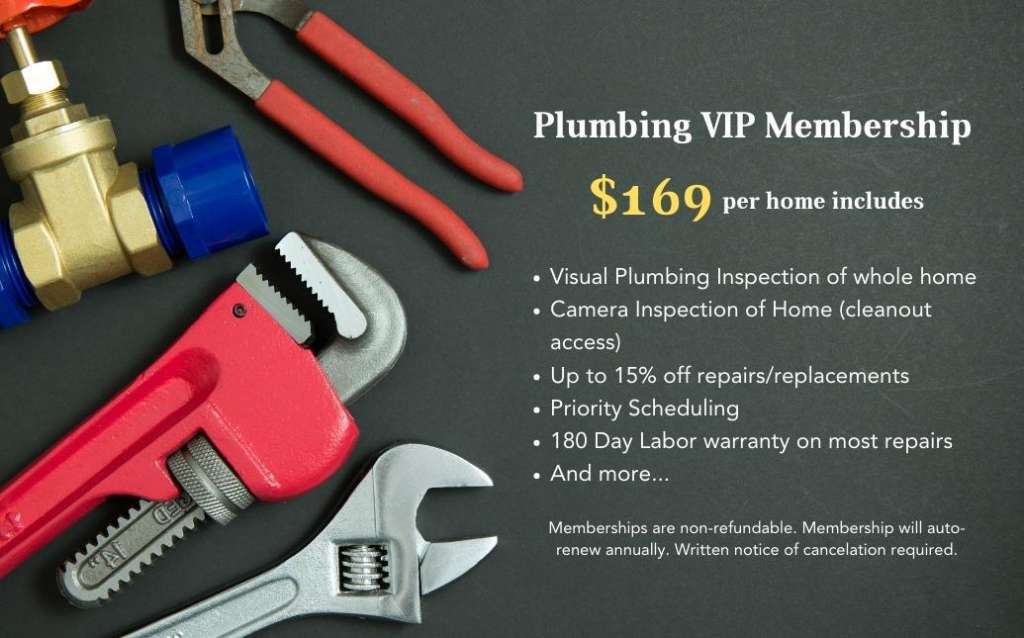 What Nick's Plumbing's VIP Service Plan Membership Includes
